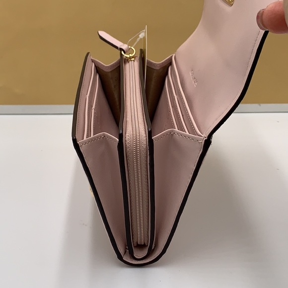 NWT MICHAEL KORS MIMI LARGE BIFOLD WALLET POWDER BLUSH COLOR - Picture 12 of 16